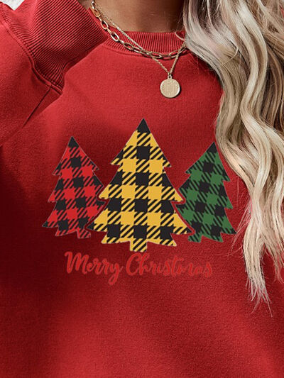MERRY CHRISTMAS Dropped Shoulder Sweatshirt - Beauty by Lady Finch