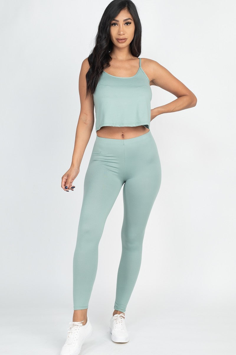 Cami Top And Leggings Set - Beauty by Lady Finch