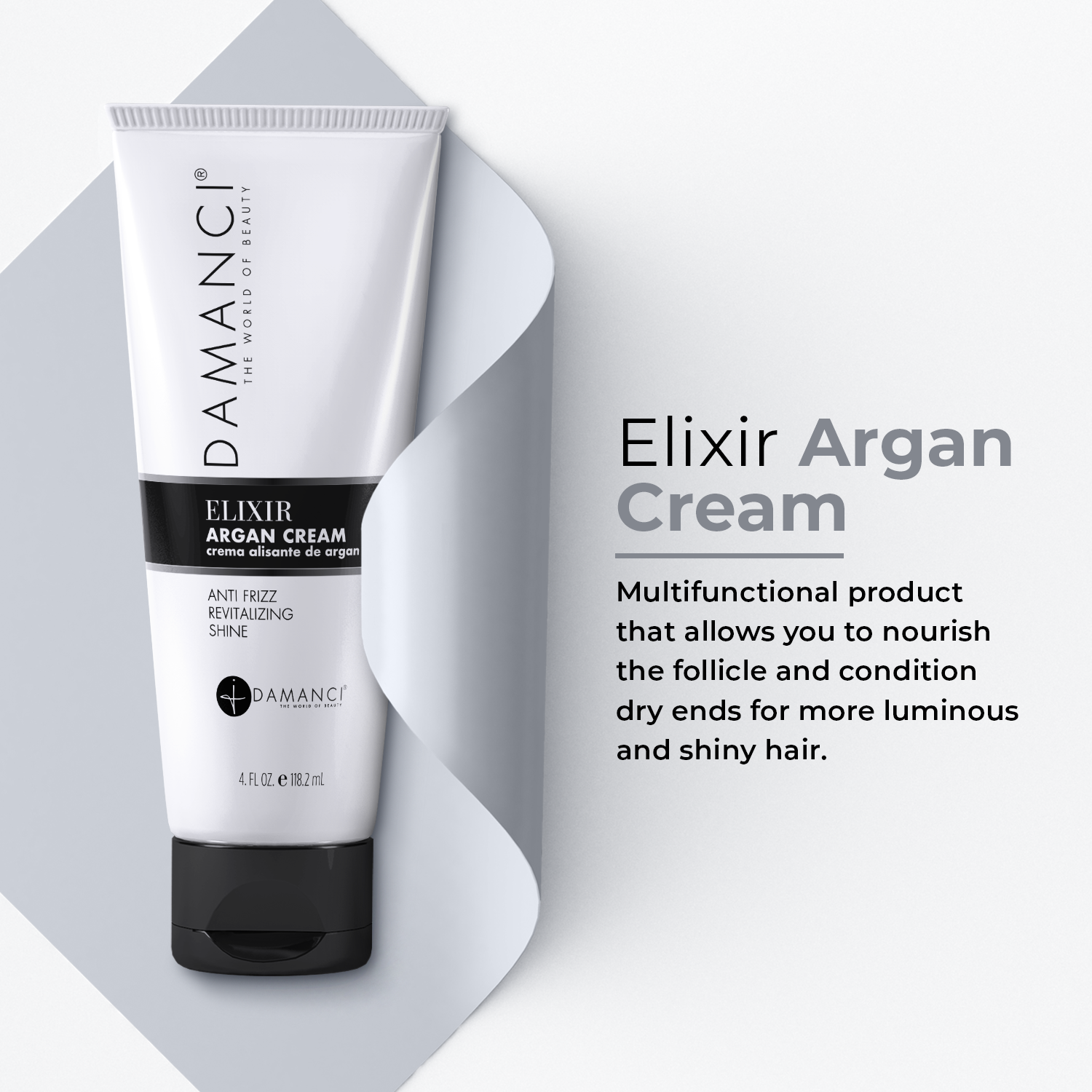 Elixir Argan Cream (Leave-In) - Yellowbird Hair Care