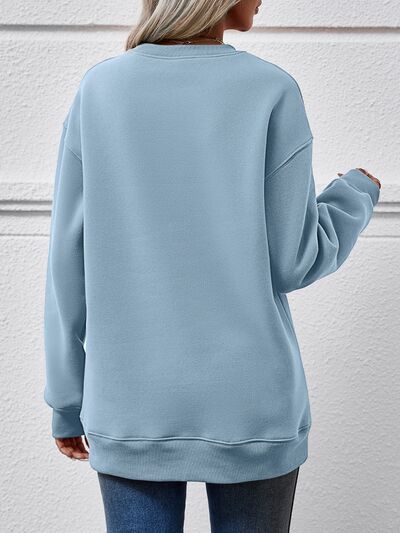 MERRY CHRISTMAS Dropped Shoulder Sweatshirt - Beauty by Lady Finch